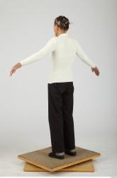 Whole Body Woman Casual Slim Studio photo references